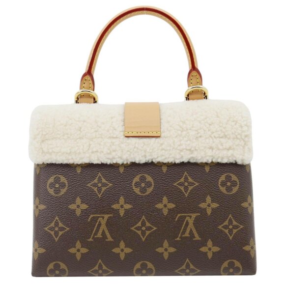 Louis Vuitton  Locky BB Monogram Shearling Crossbody Bag Beige - Picture 4 of 10